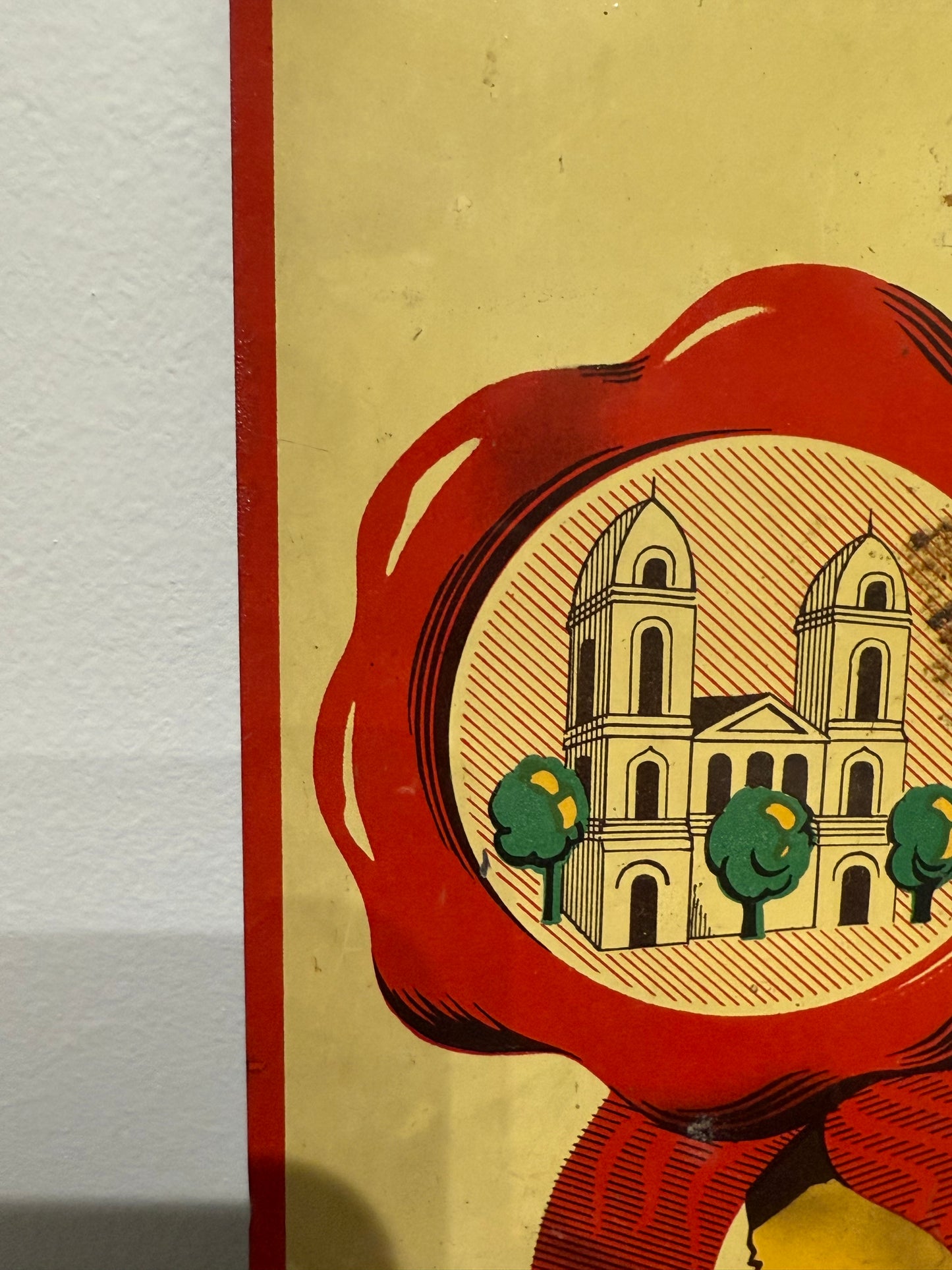 Plaque publicitaire ancienne “Biscuits Brossard”