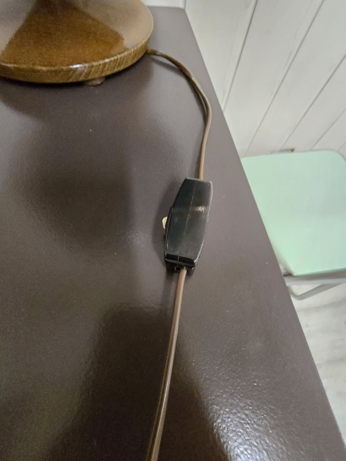 Globe terrestre lumineux Duplex des années 70 / Socle bois et méridien doré - Columbus Verlag – Allemagne