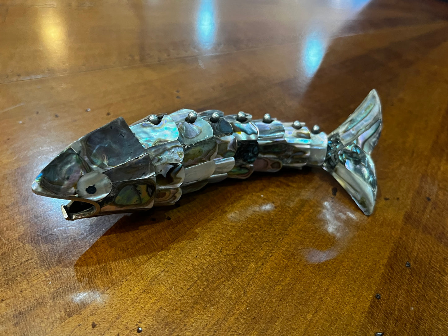 Poisson d'ormeau vintage articulée ouvre-bouteille de Los Castillo