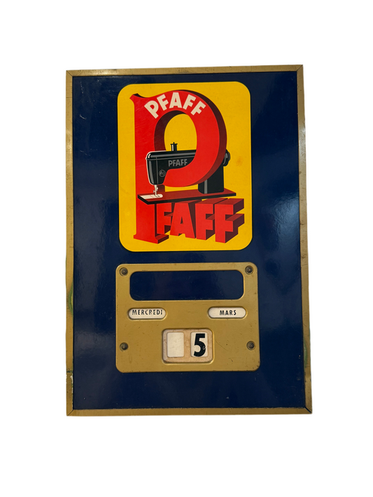 Calendrier perpétuel émaillé PFAFF – Carl Ph. Schmidt