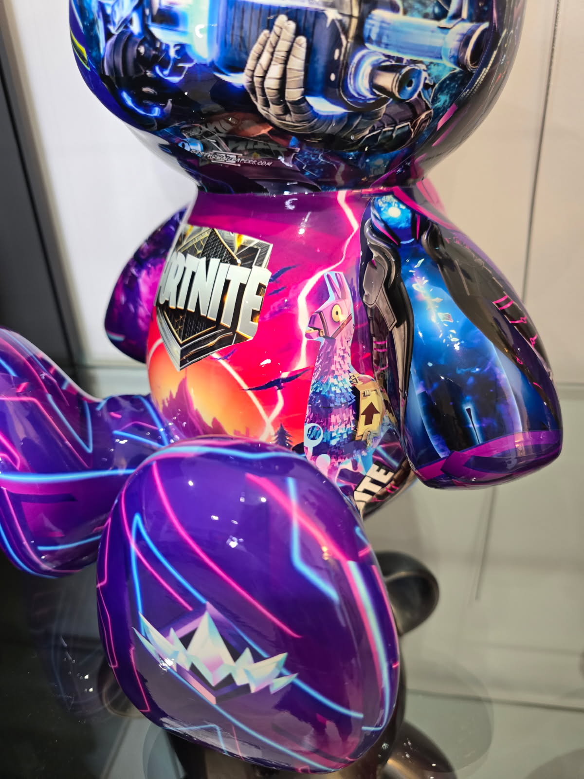 Teddy Bear Fortnite – Édition limitée 4/26 – Résine covering - 35 cm