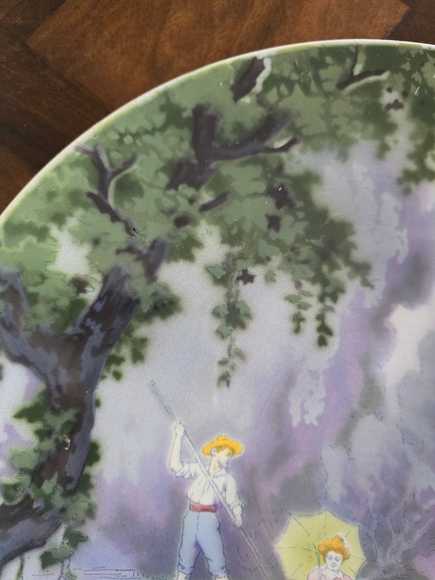 Assiette décorative Edmond. Lachenal