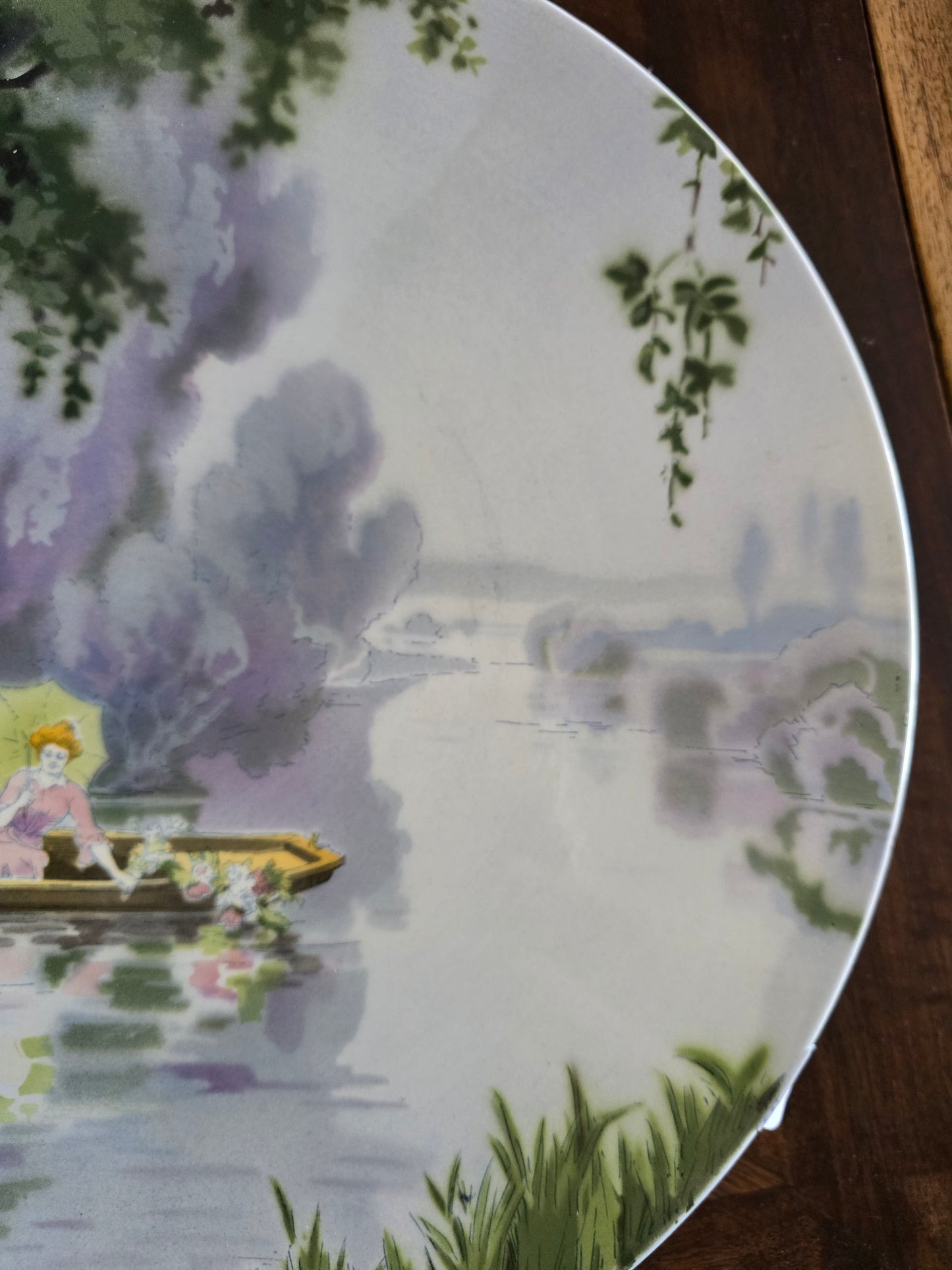 Assiette décorative Edmond. Lachenal