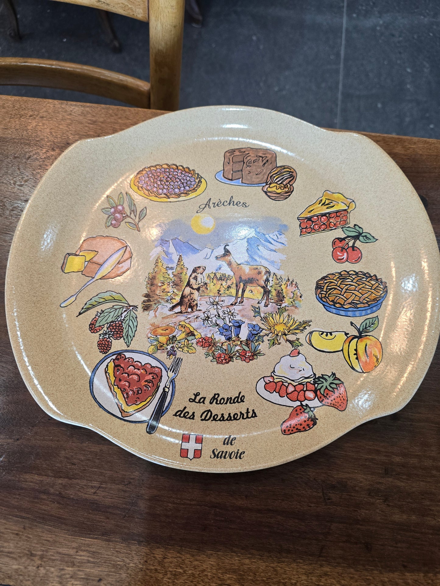 Plat à dessert savoyard