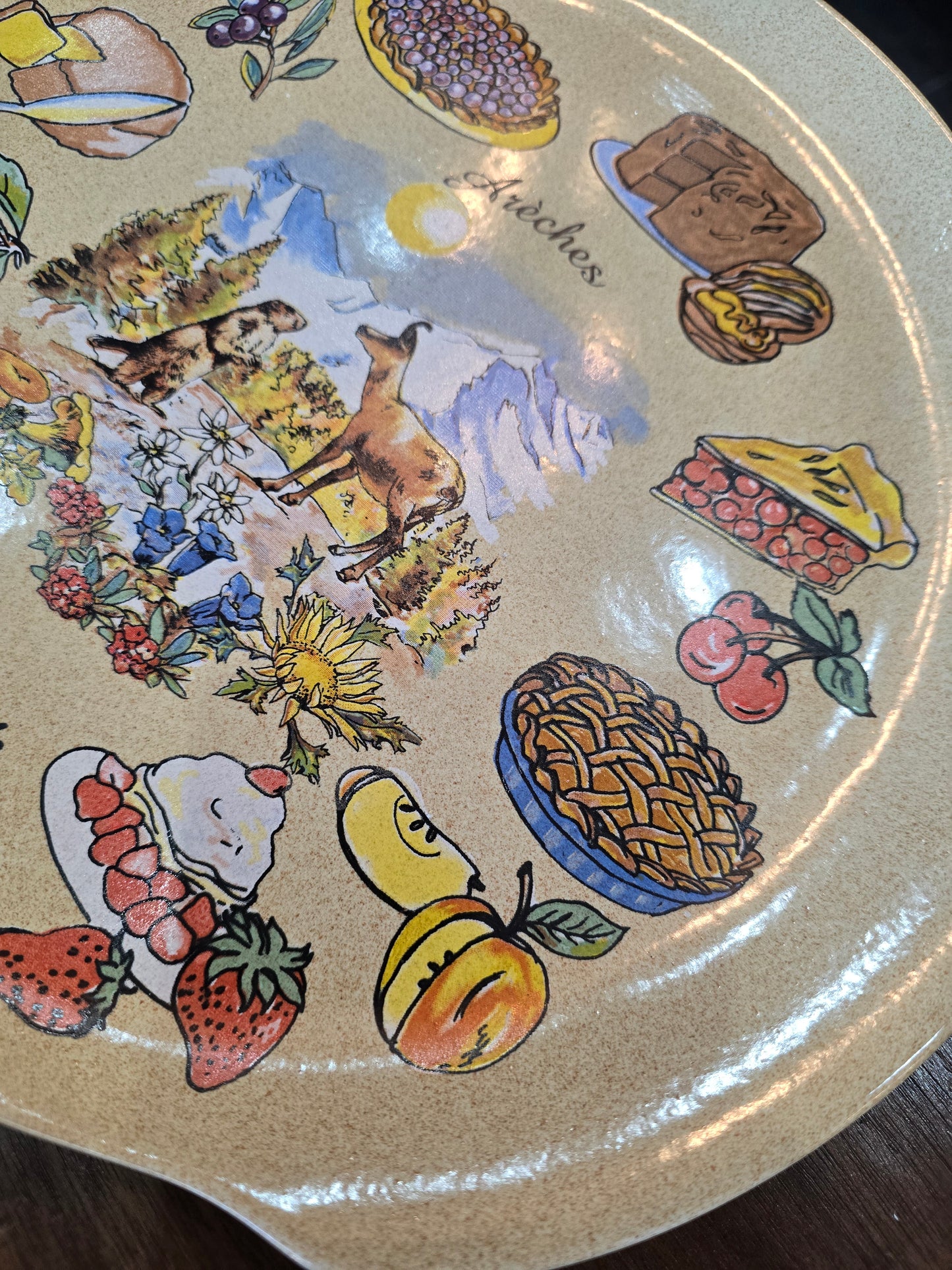 Plat à dessert savoyard