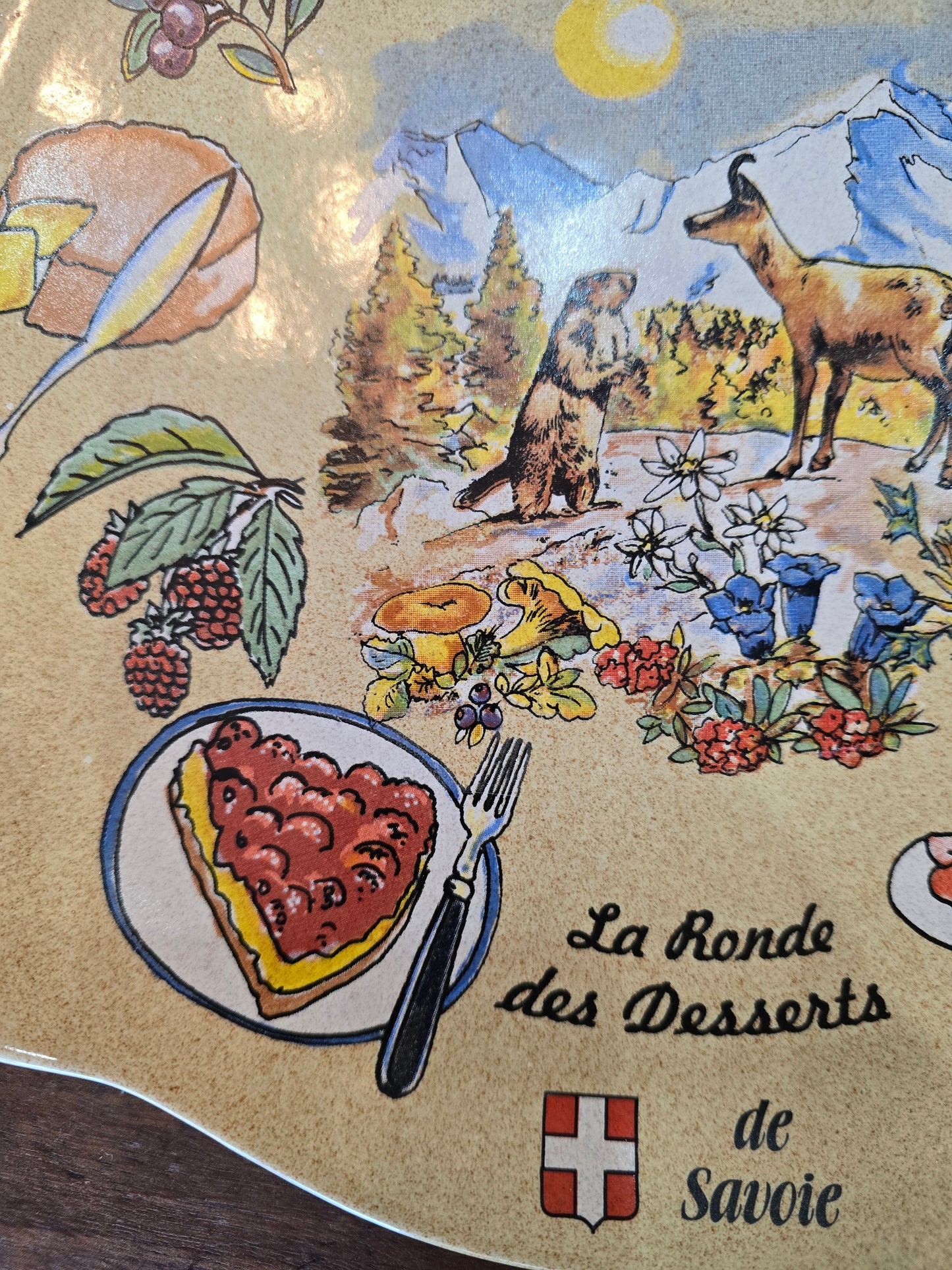 Plat à dessert savoyard