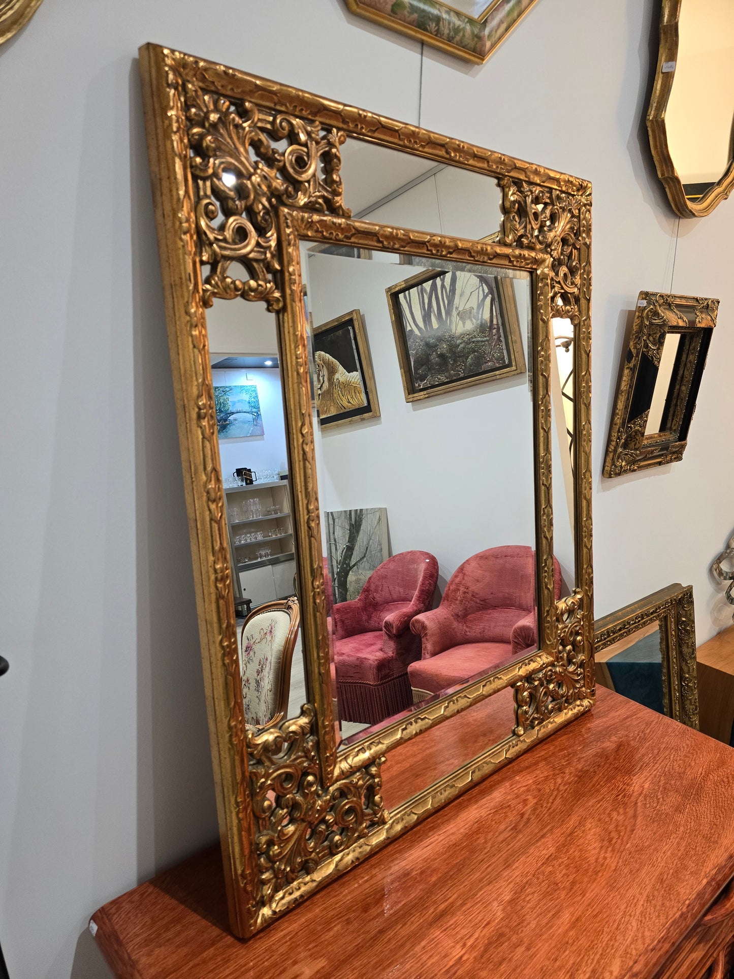 Grand Miroir doré