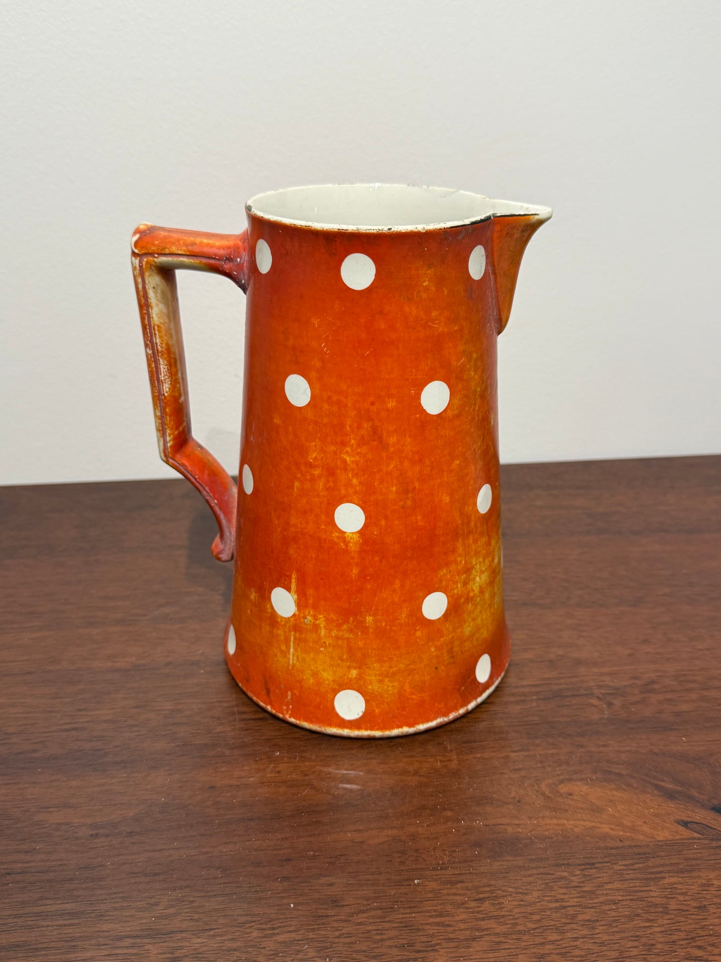 Pichet en Grès Émaillé à Pois - Digoin & Sarreguemines (Années 1920-1930)