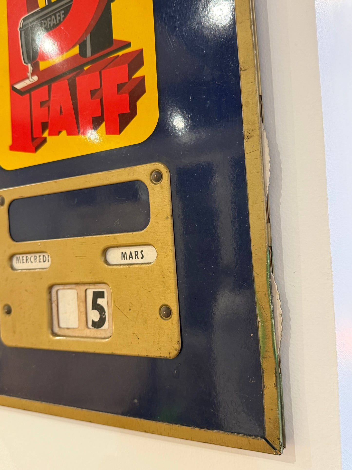 Calendrier perpétuel émaillé PFAFF – Carl Ph. Schmidt