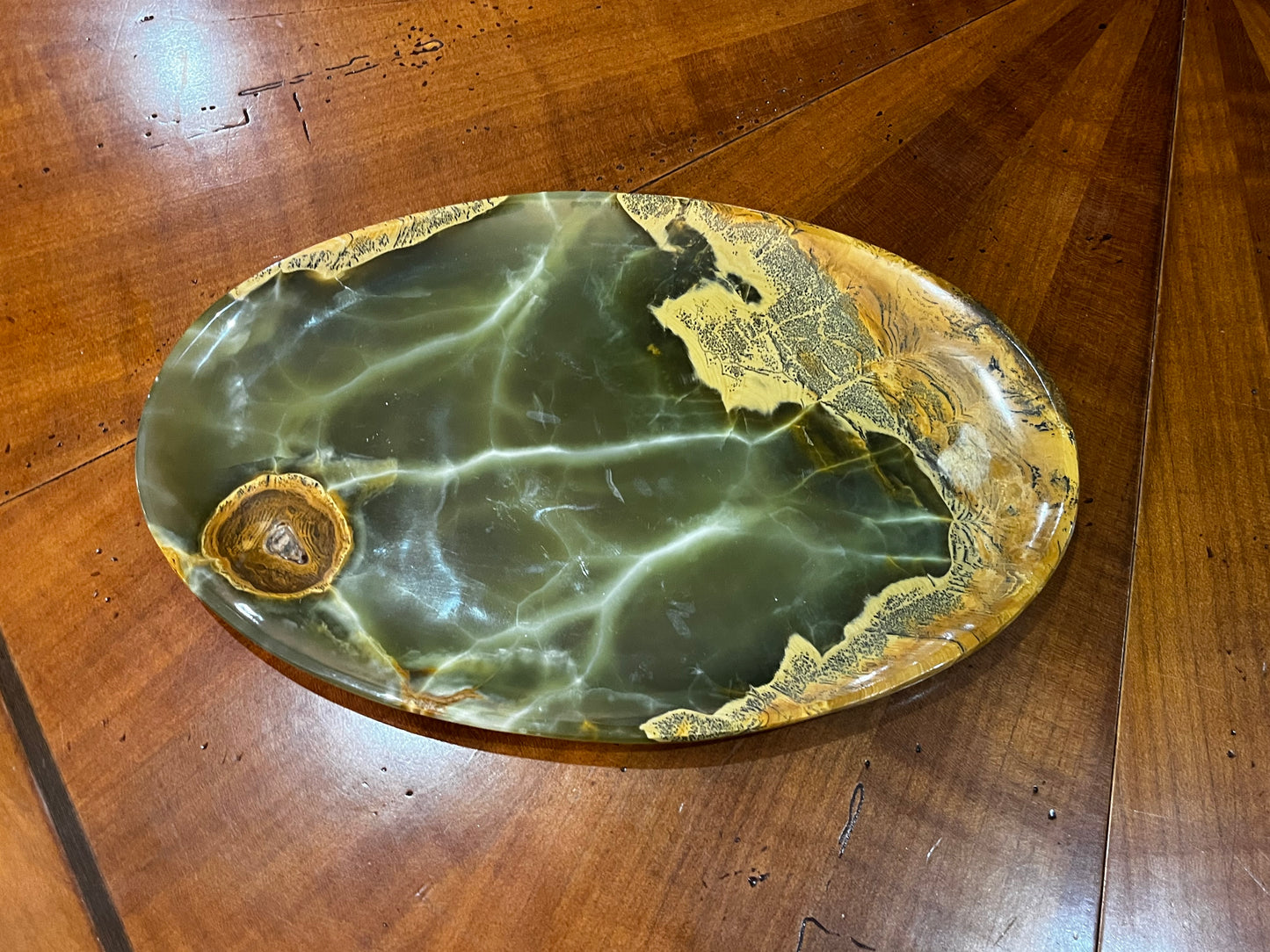 Plat vintage en onyx