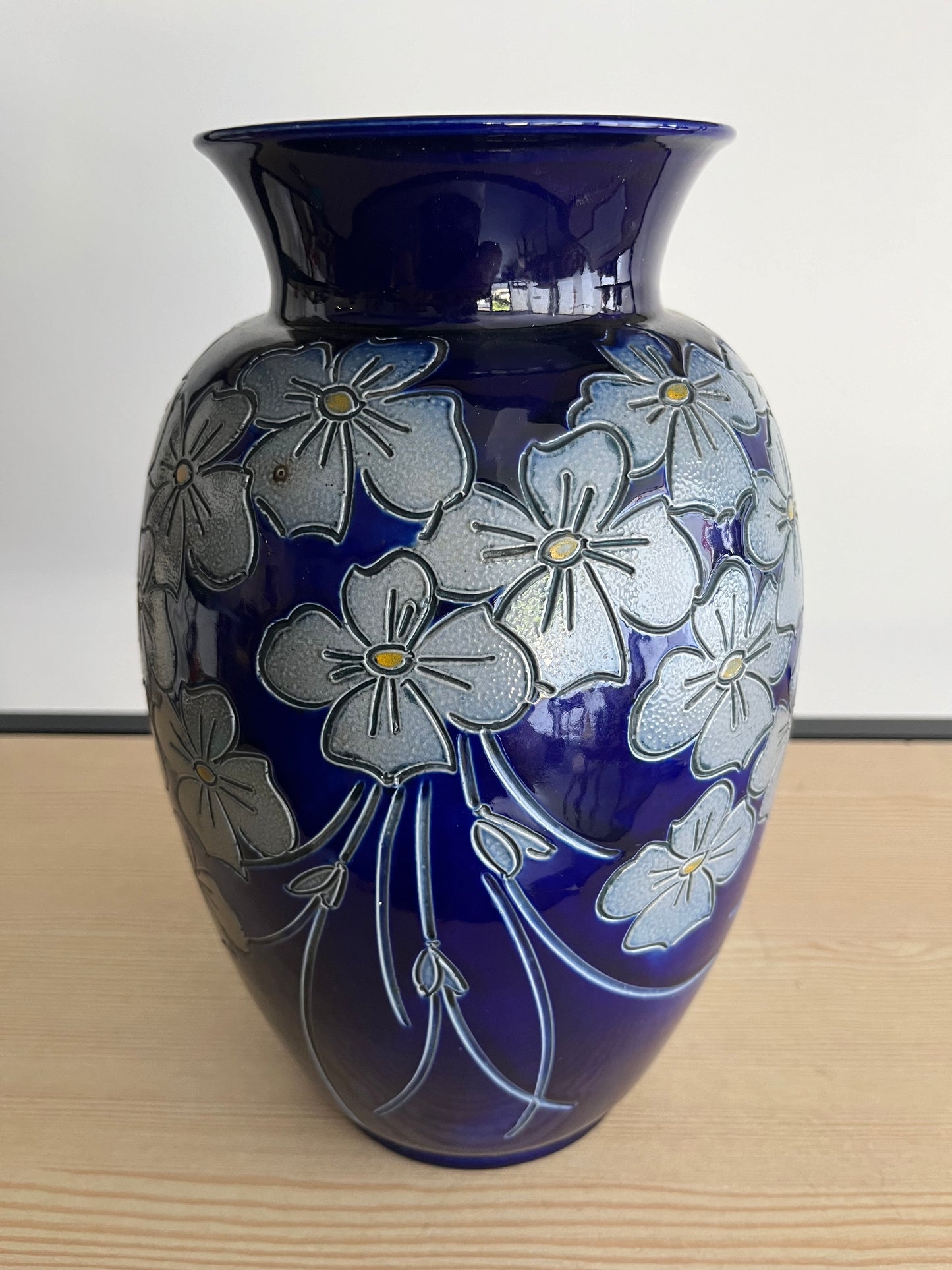 Vase en Grès bleu Betschdorf Schmitter