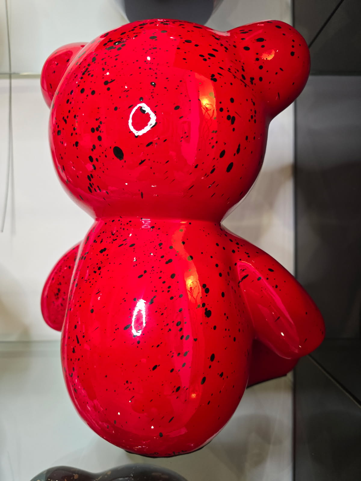 Teddy Bear Ferrari Édition limitée 9/26 – Résine covering – 35 cm