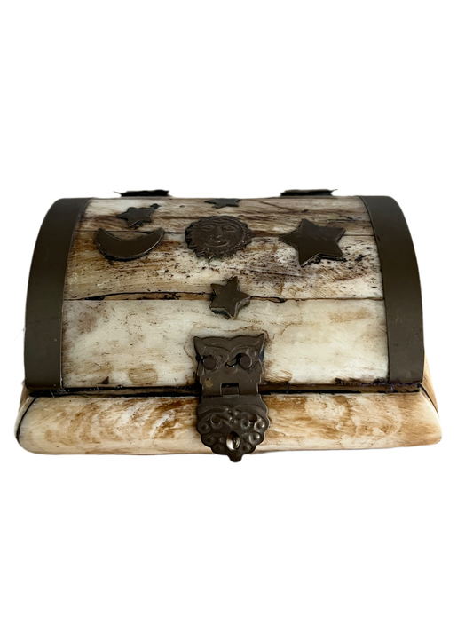 Boîte à bijoux en corne