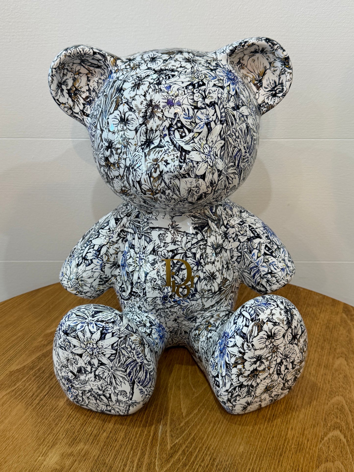 Teddy Bear Dior floral – Édition limitée 6/26 – 35 cm
