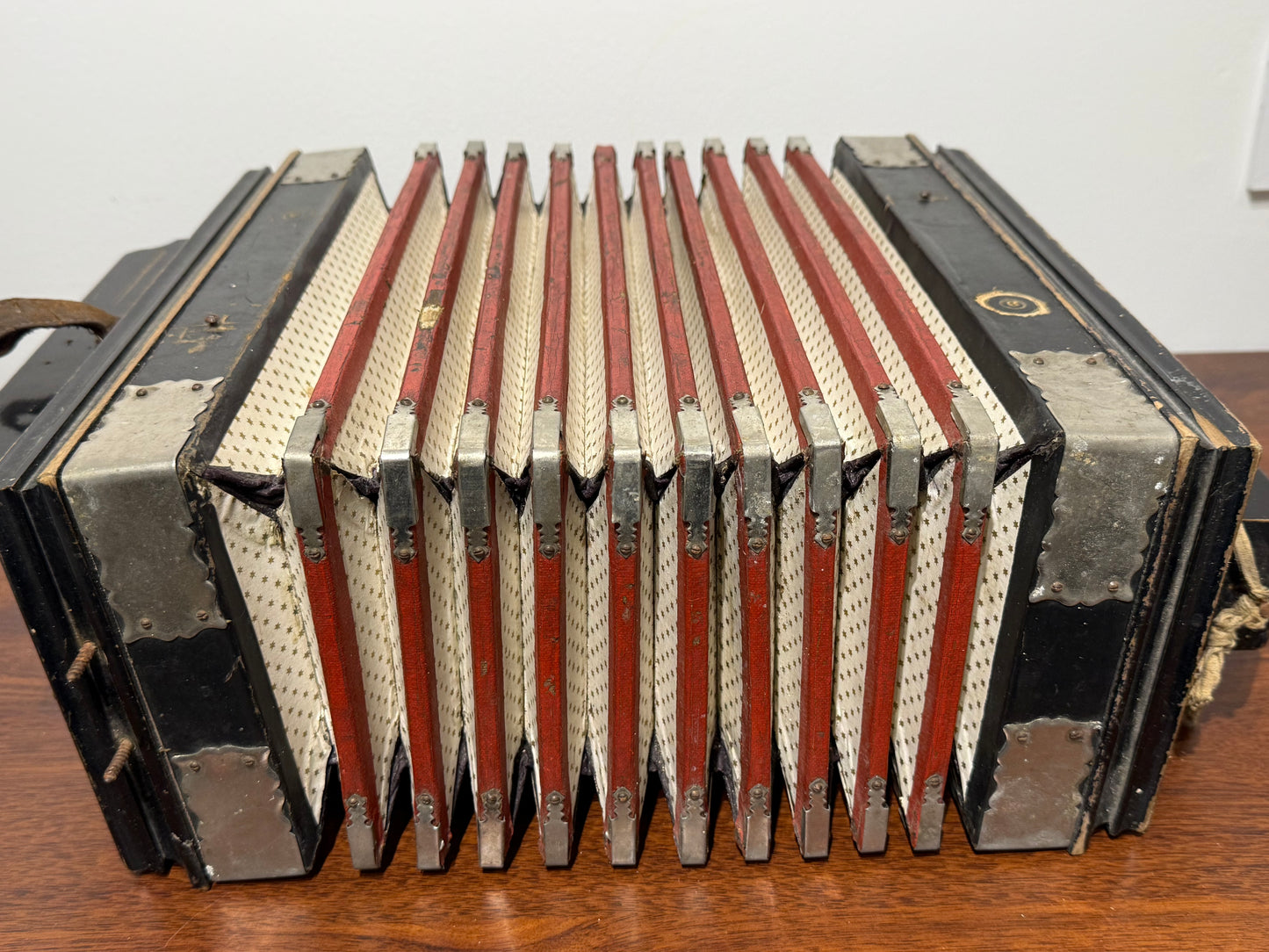 Accordéon Diatonique Ancien (vers 1880-1910) - Maison E. Monichon, Paris