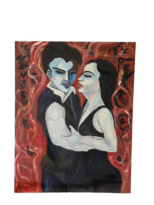 Tableau GM couple italien