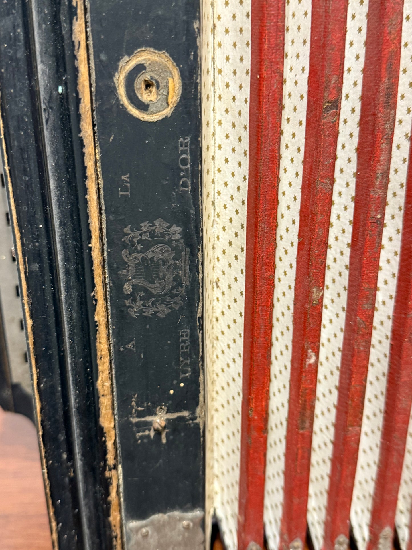 Accordéon Diatonique Ancien (vers 1880-1910) - Maison E. Monichon, Paris
