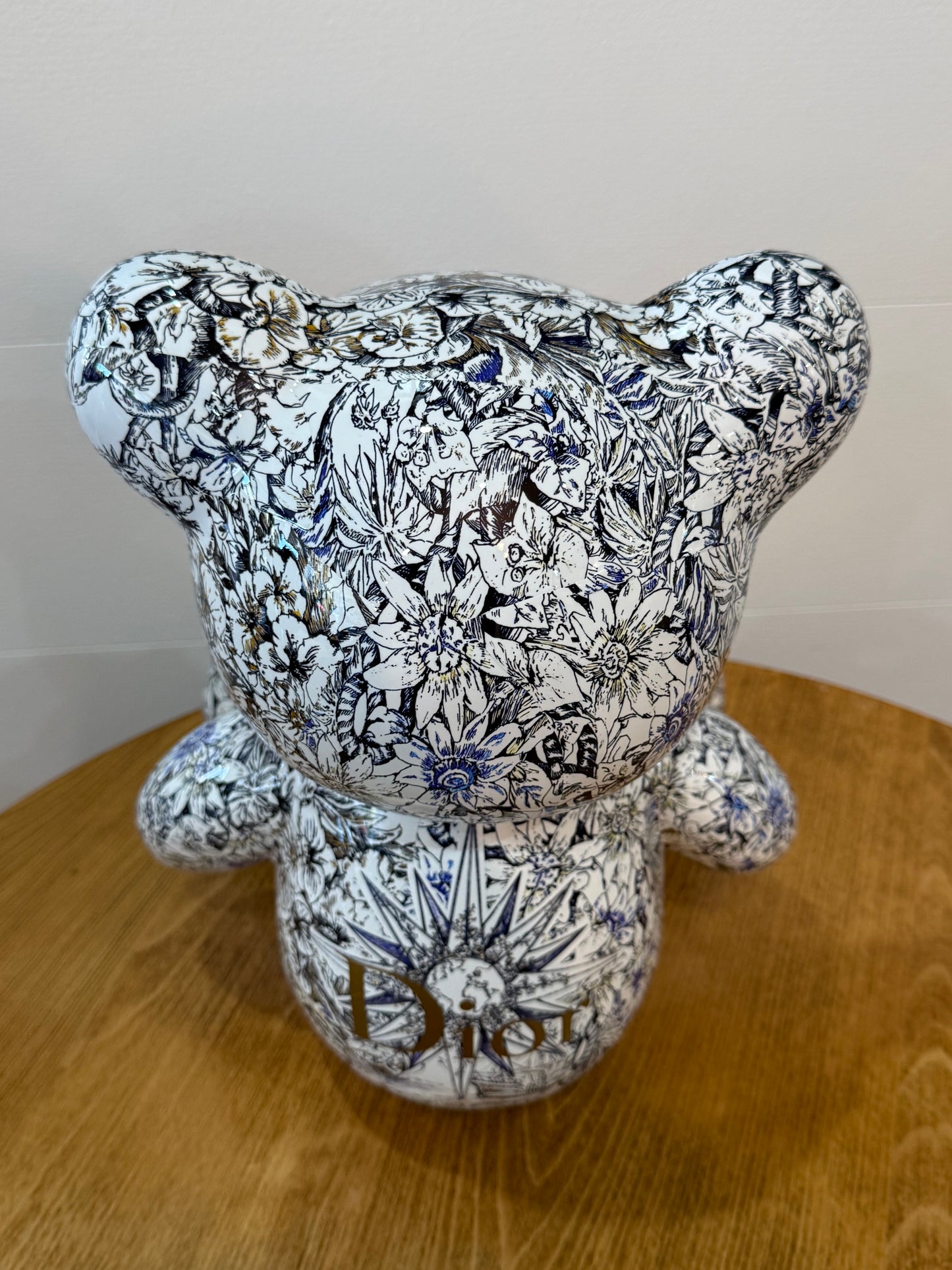 Teddy Bear Dior floral – Édition limitée 6/26 – 35 cm