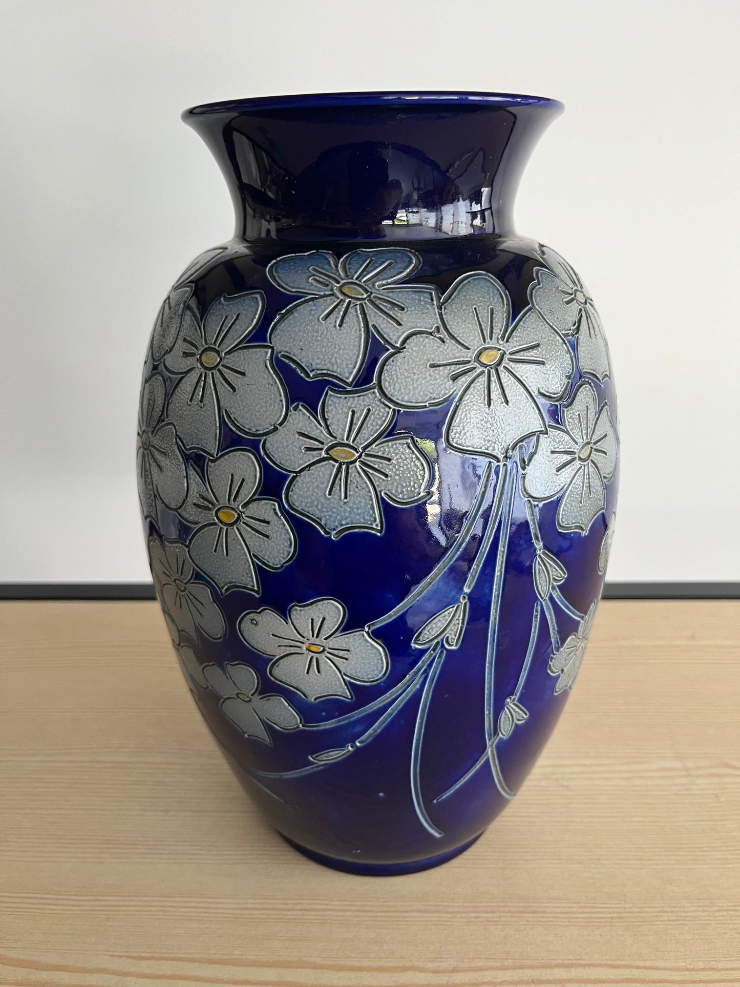 Vase en Grès bleu Betschdorf Schmitter