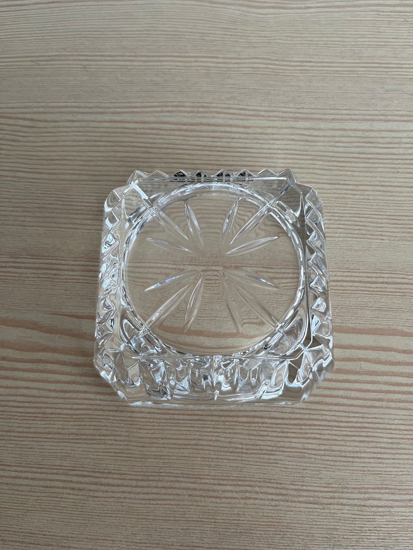 Cendrier vintage en cristal d’Arques