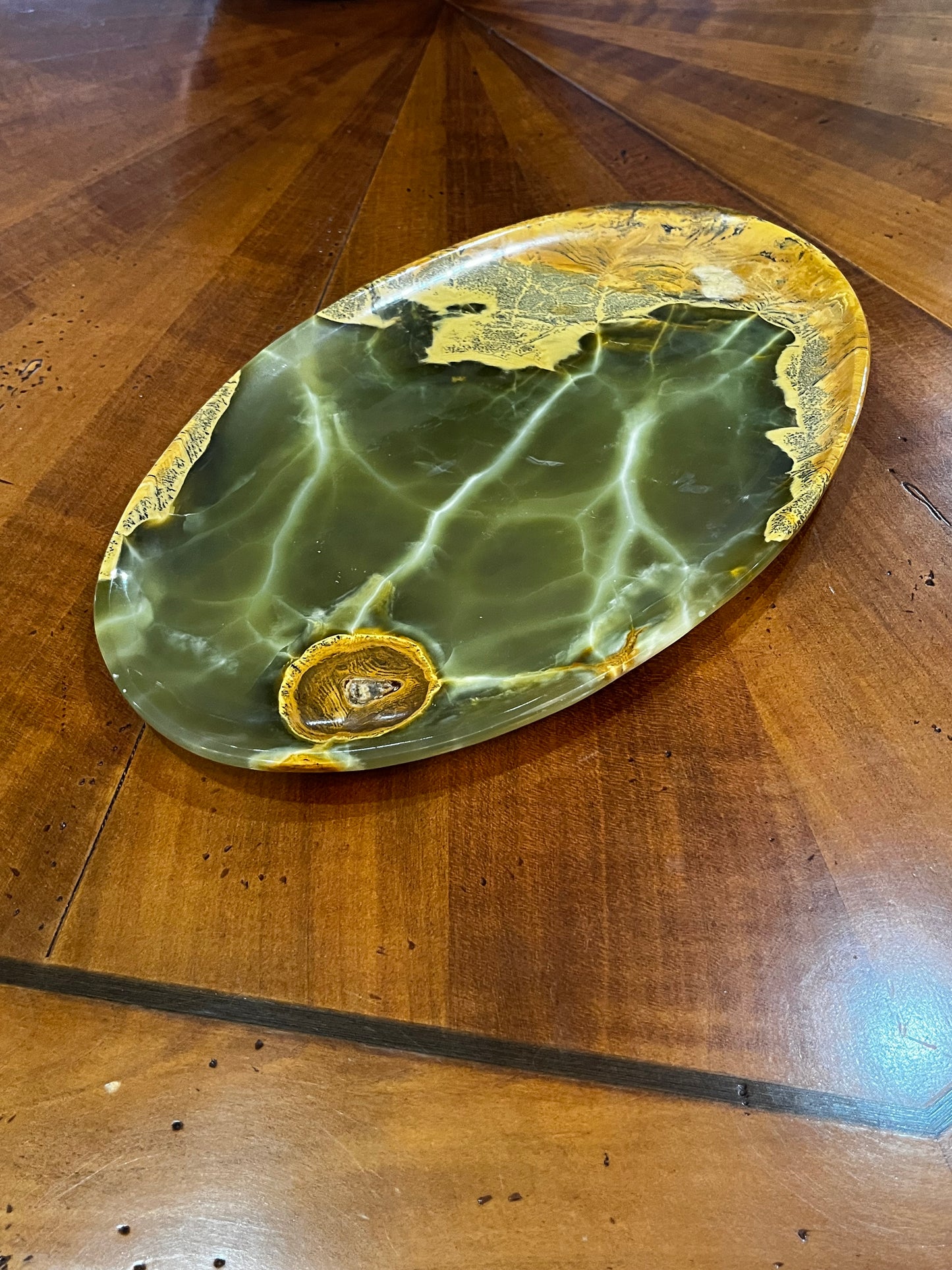 Plat vintage en onyx