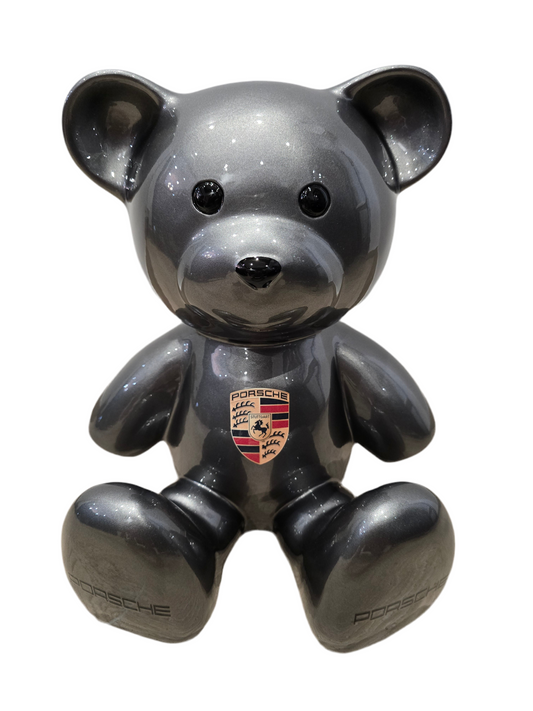 Teddy Bear Porsche – Édition Limitée 12/26 – 35 cm – Design Auto & Art Pop