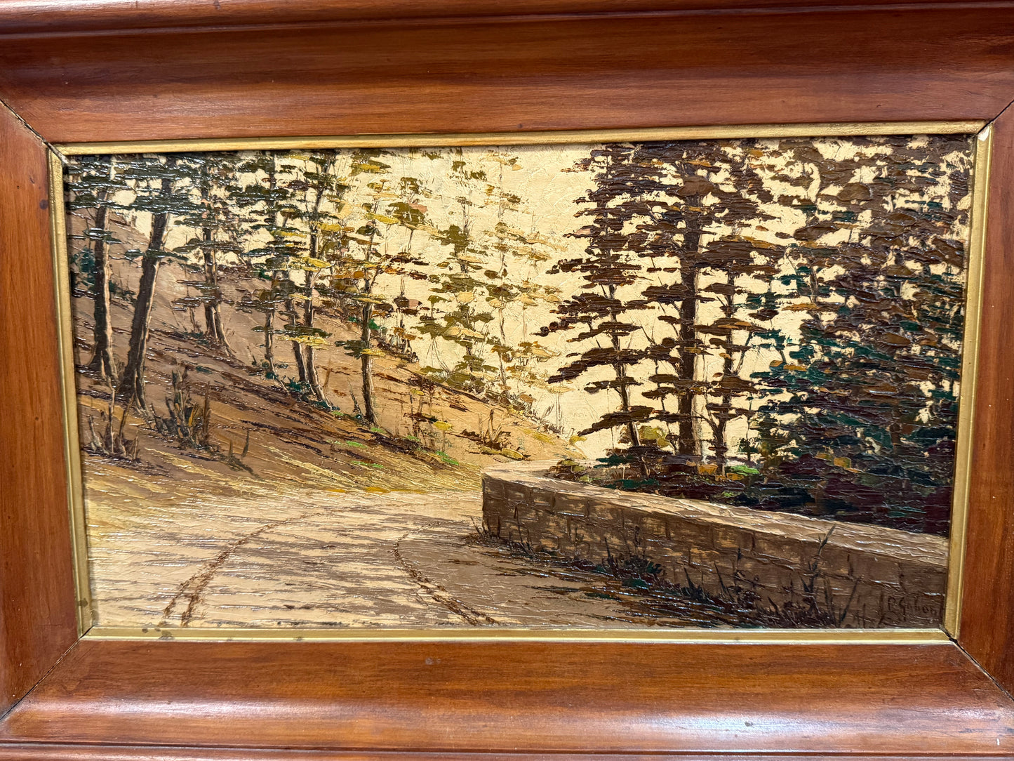 Chemin forestier au lever du jour – Par P.Gobert