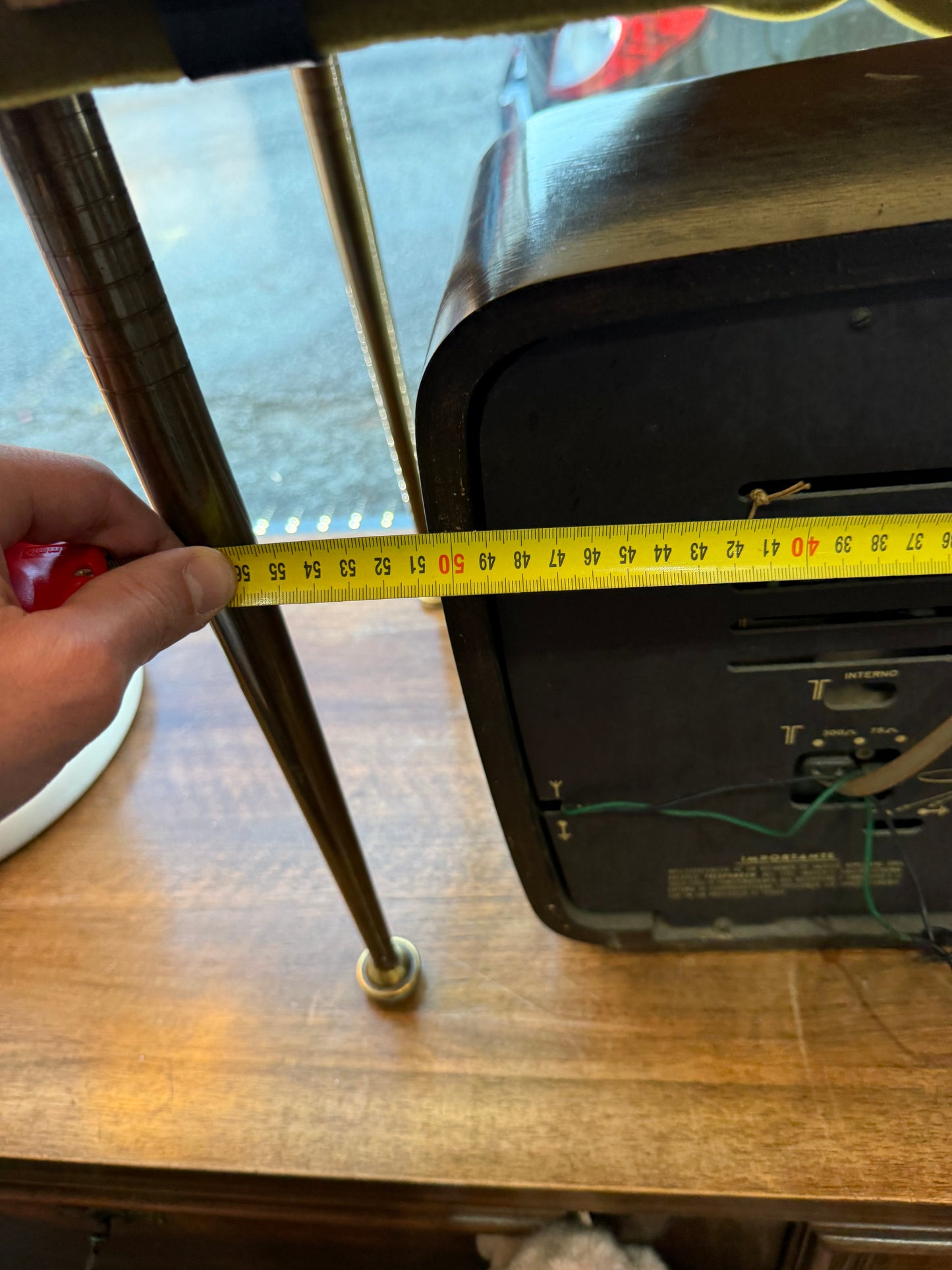 Radio à lampes Telefunken Domino – Bois & Bakélite – Années 50