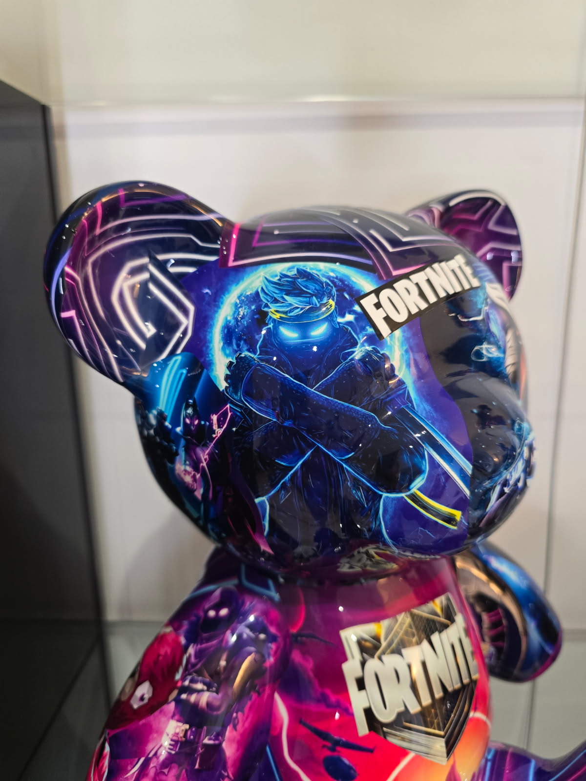 Teddy Bear Fortnite – Édition limitée 4/26 – Résine covering - 35 cm