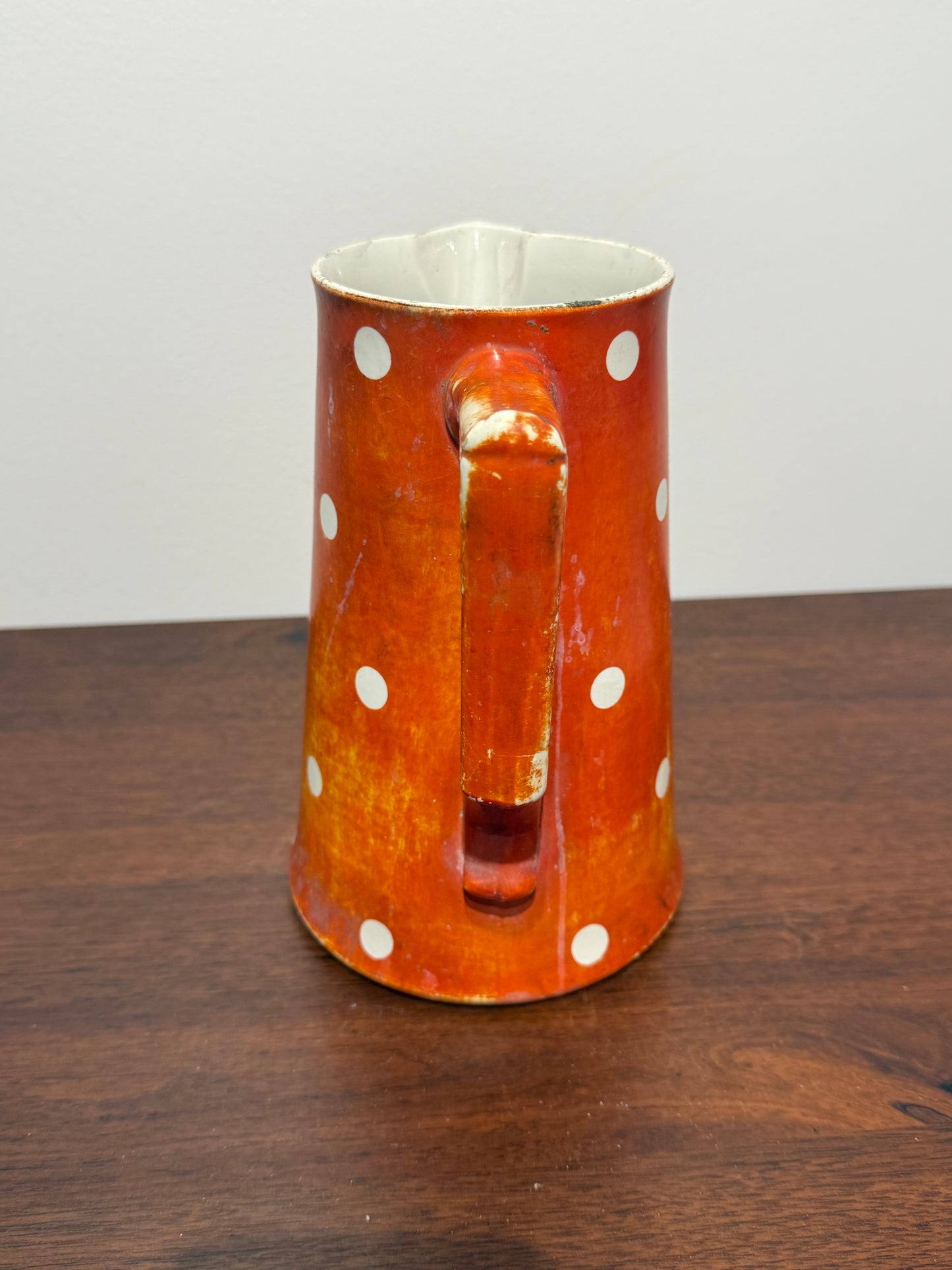 Pichet en Grès Émaillé à Pois - Digoin & Sarreguemines (Années 1920-1930)