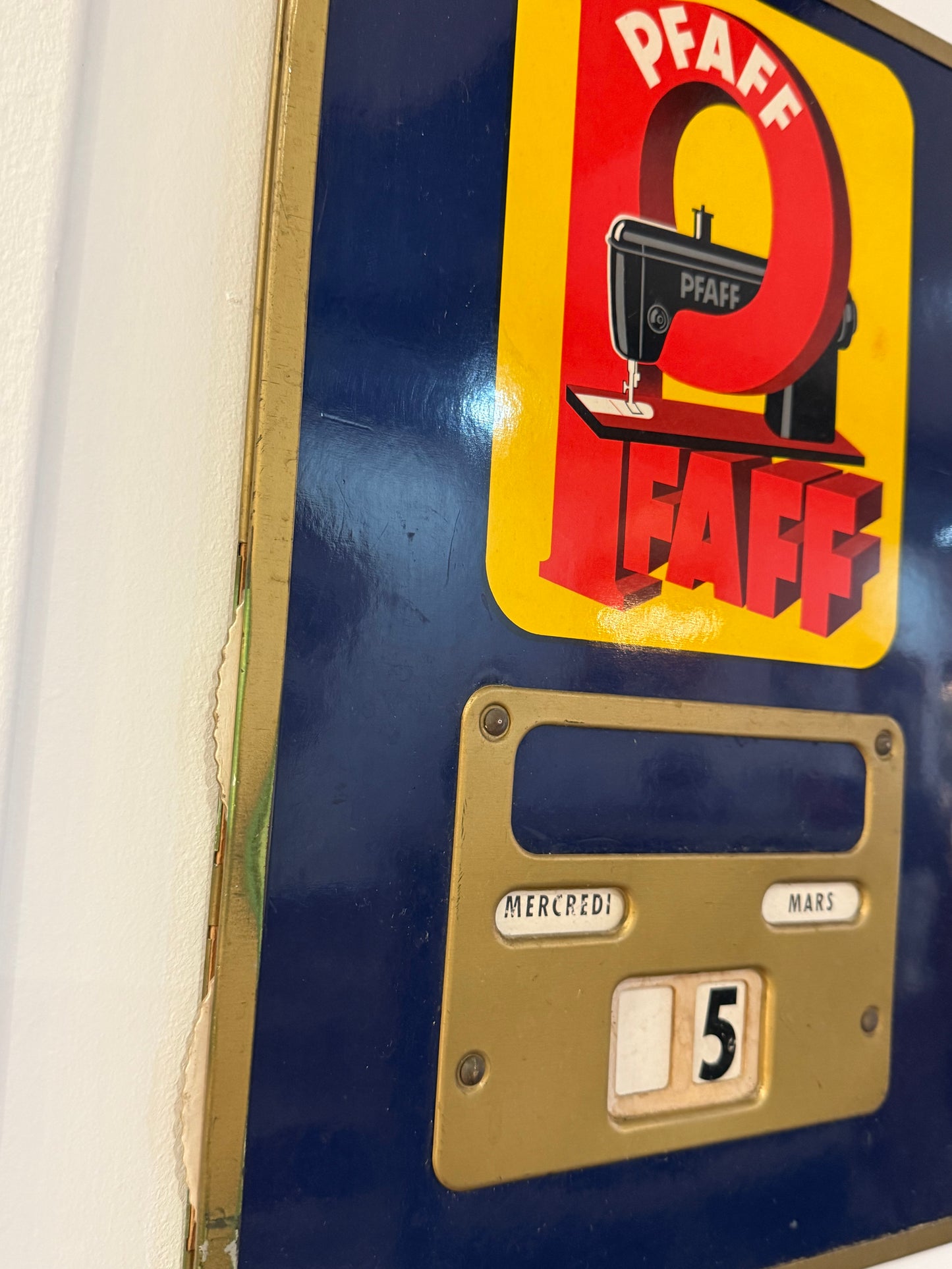 Calendrier perpétuel émaillé PFAFF – Carl Ph. Schmidt