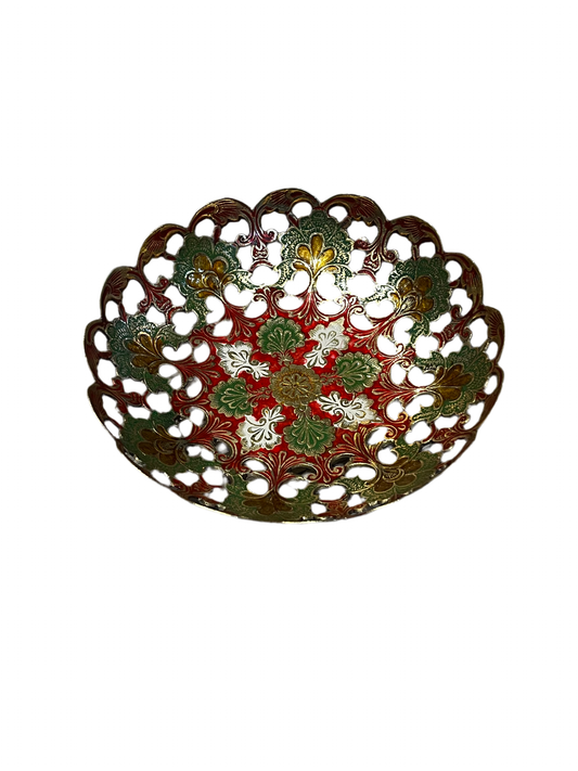 Coupelle en laiton coloré