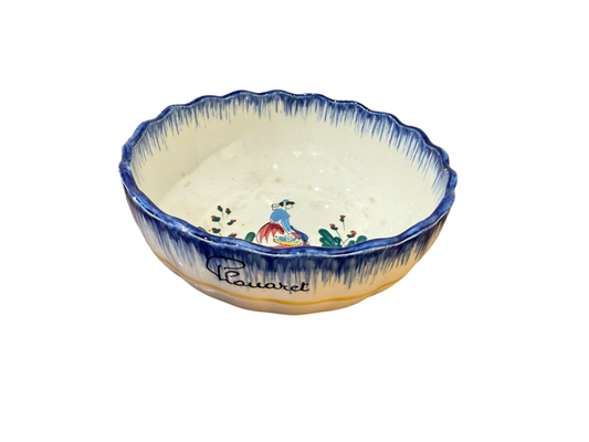 Grand bol faïence de Bretagne – Signé MBFB