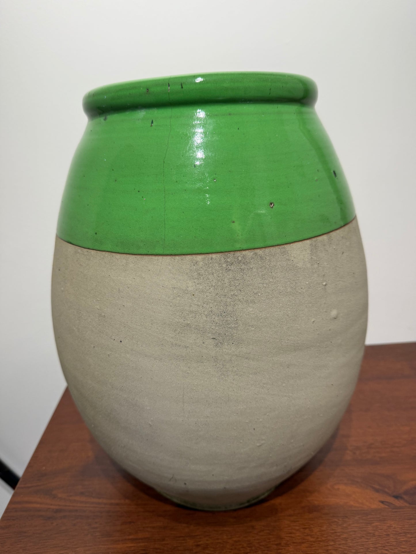 Grand Vase en Céramique Turnau Paris – Design Bicolore Émaillé
