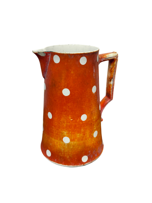 Pichet en Grès Émaillé à Pois - Digoin & Sarreguemines (Années 1920-1930)