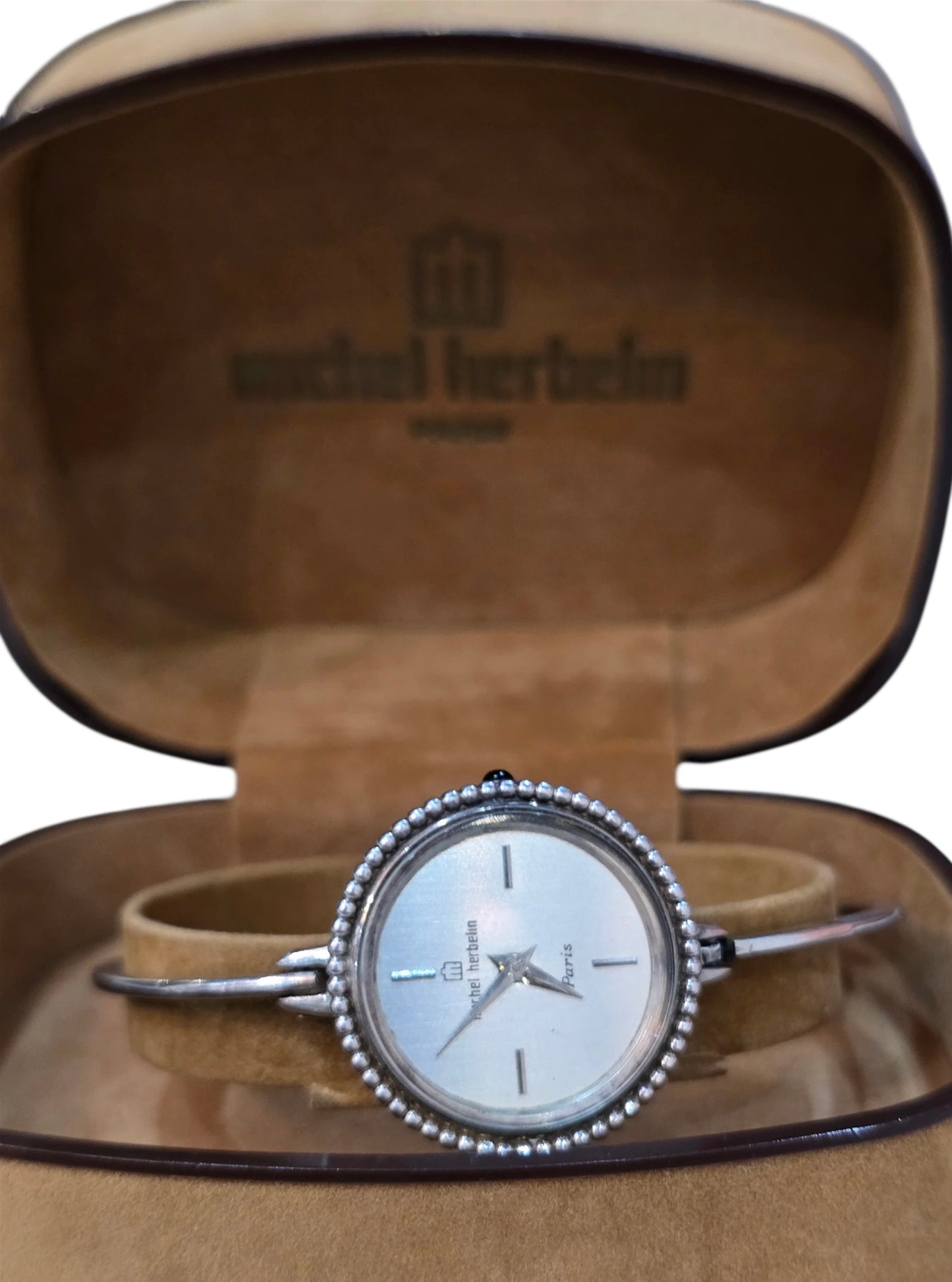 Montre vintage en argent – Michel Herbelin Paris