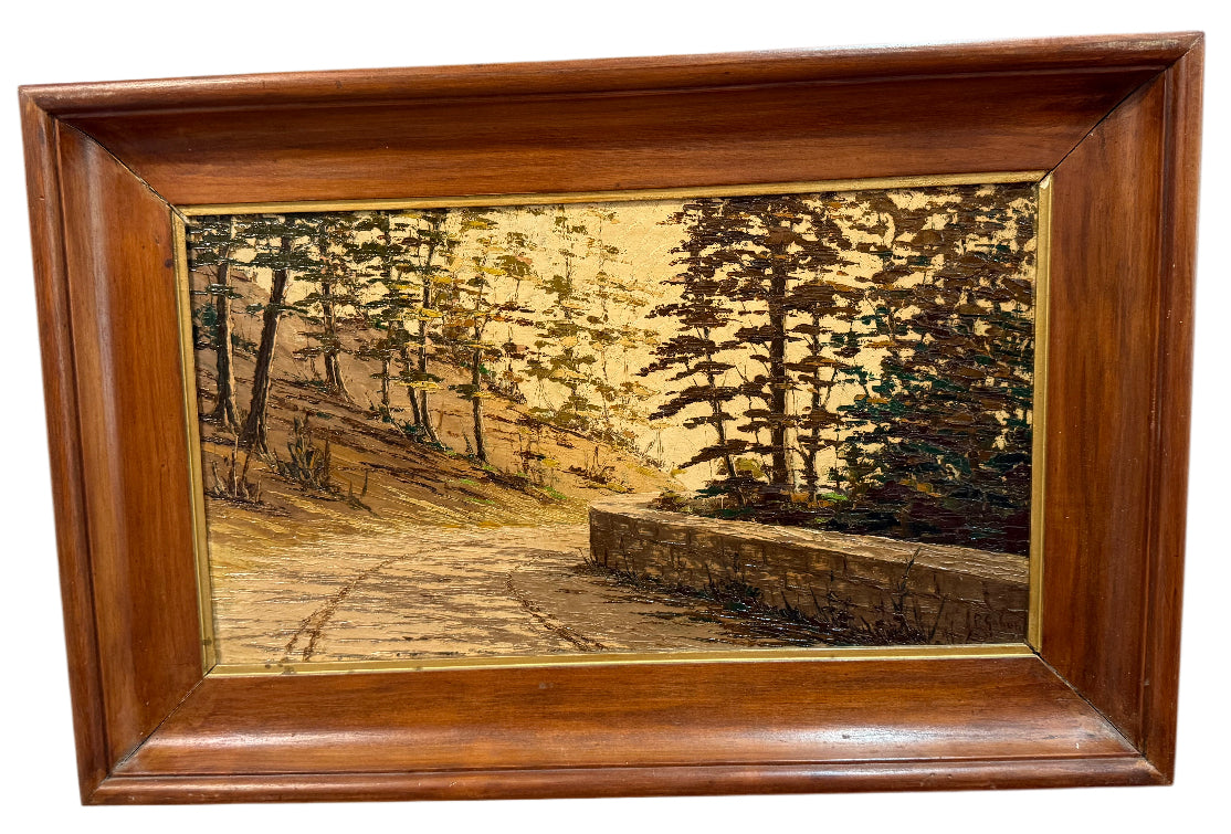 Chemin forestier au lever du jour – Par P.Gobert