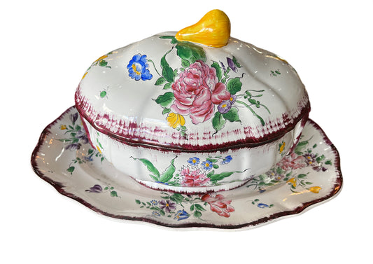 Grande soupière faïencerie d’art d’Angoulême 1956