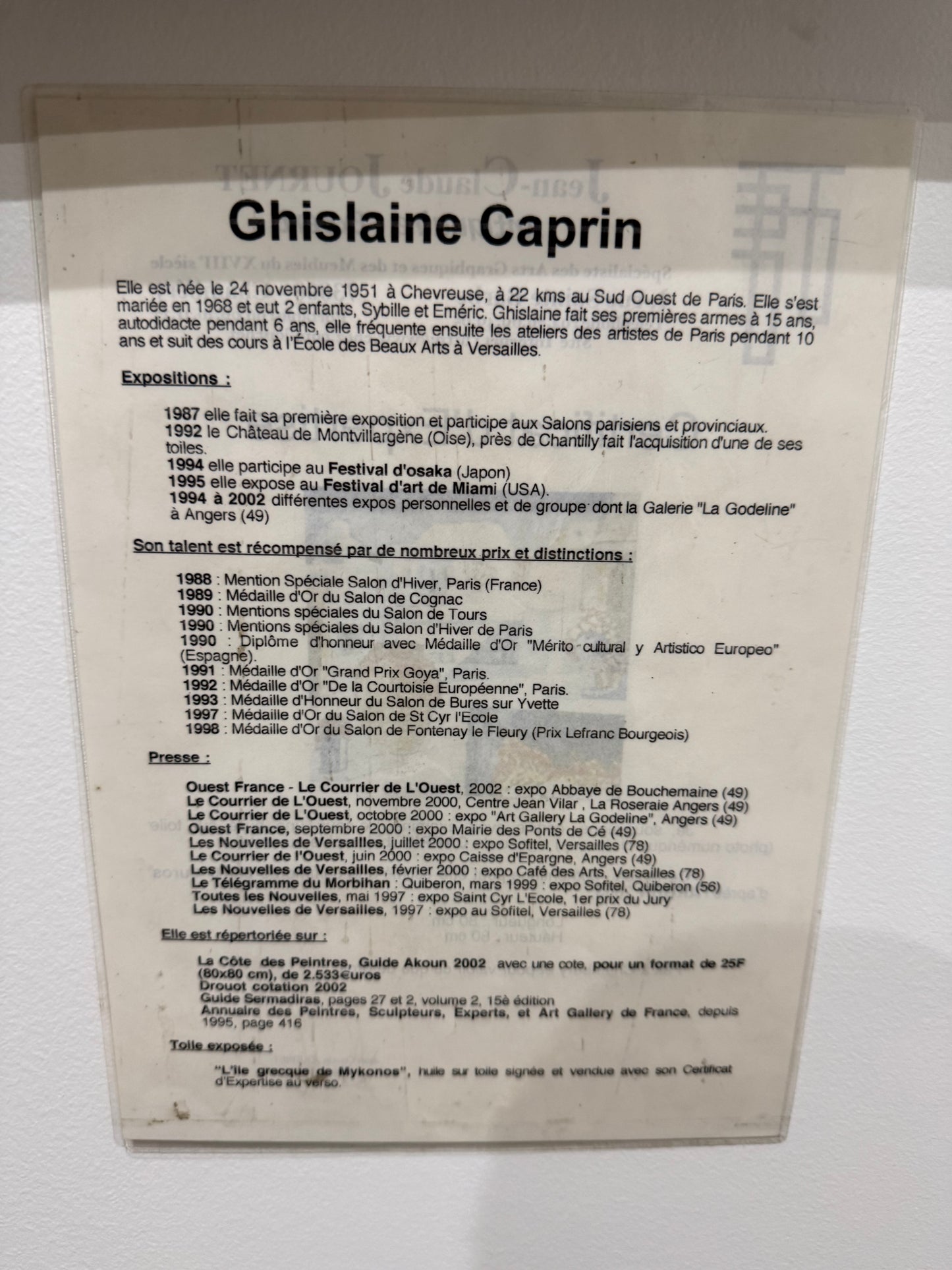 Île grecque de Mykonos – Par Ghislaine Caprin