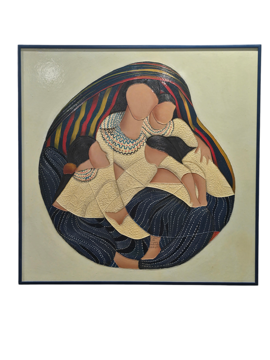 Tableau Guatemala,  acrylique volume