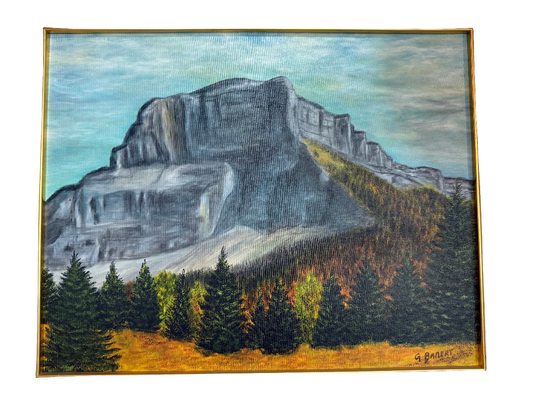 Tableau du granier signé g.banert