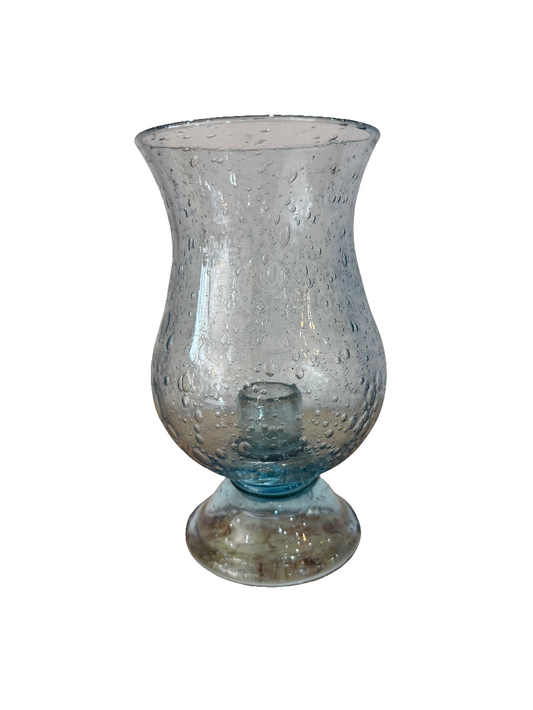 Photophore / bougeoirs en verre bullé soufflé – 1970/80’s