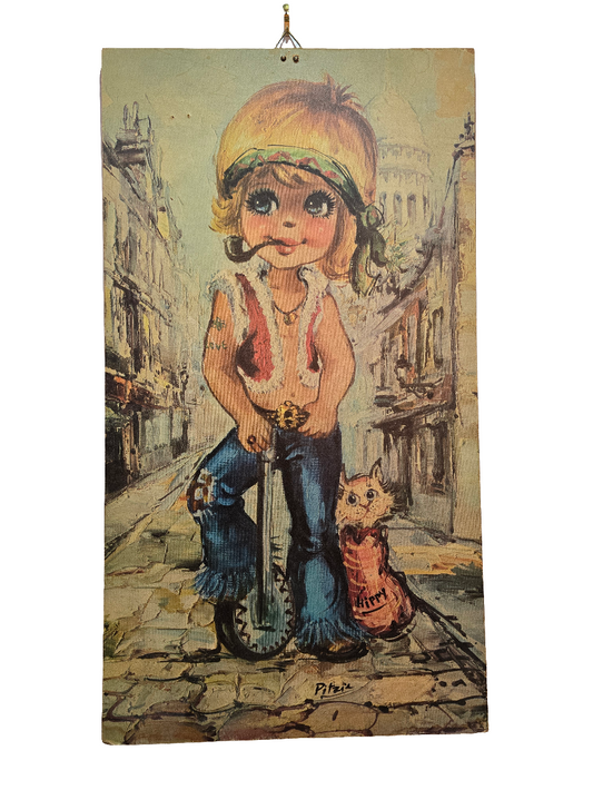 Dessin de pitzie 'hippy'