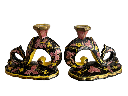 Paire de bougeoirs signé Cerart Monaco