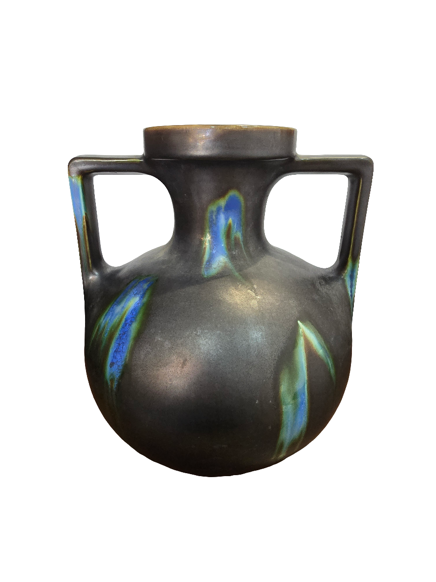 Vase en faïence a 2 anses