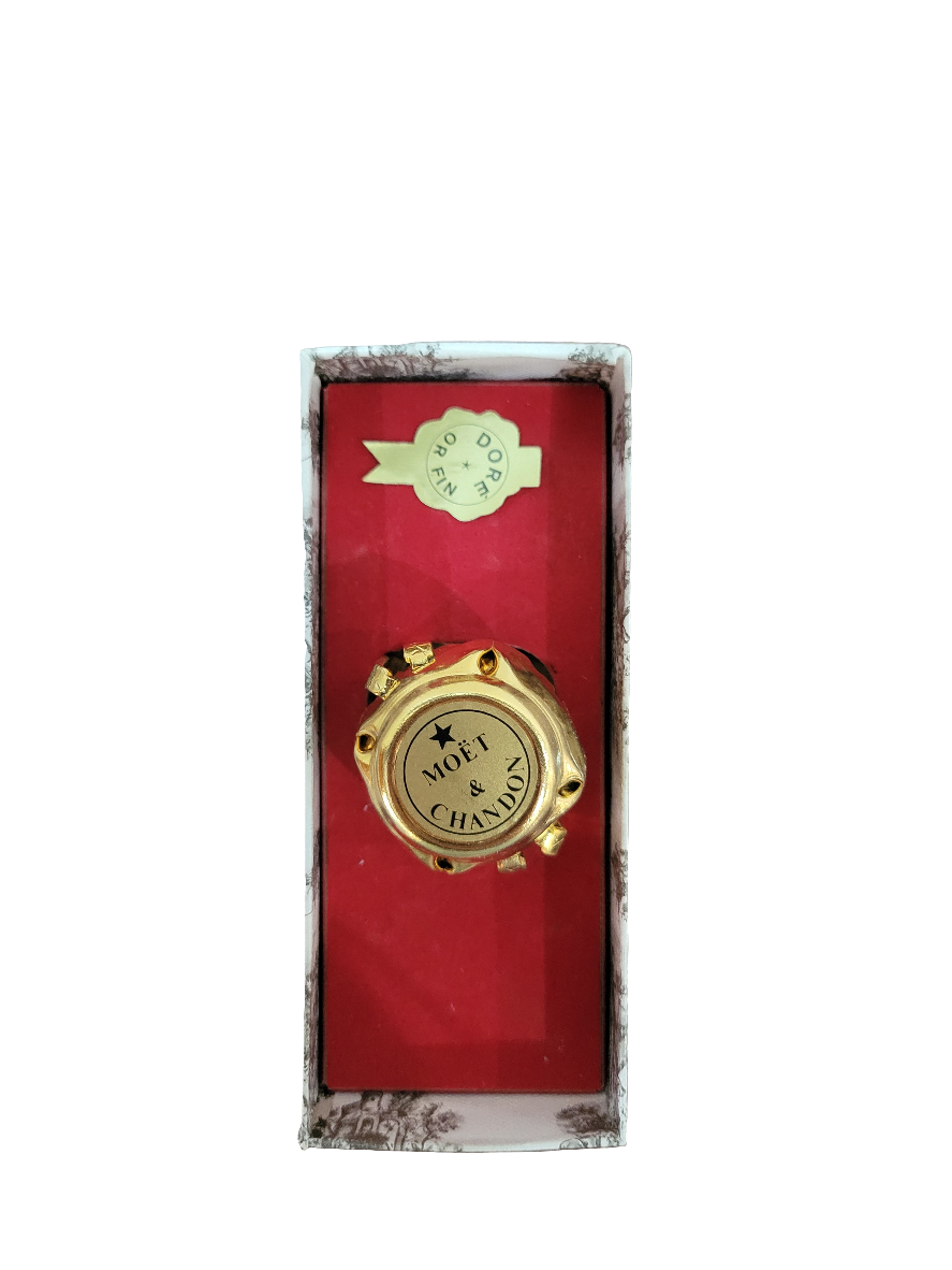 Bouchon De Champagne Moët – Plastique Marron, Occasion, Pour Bouteille