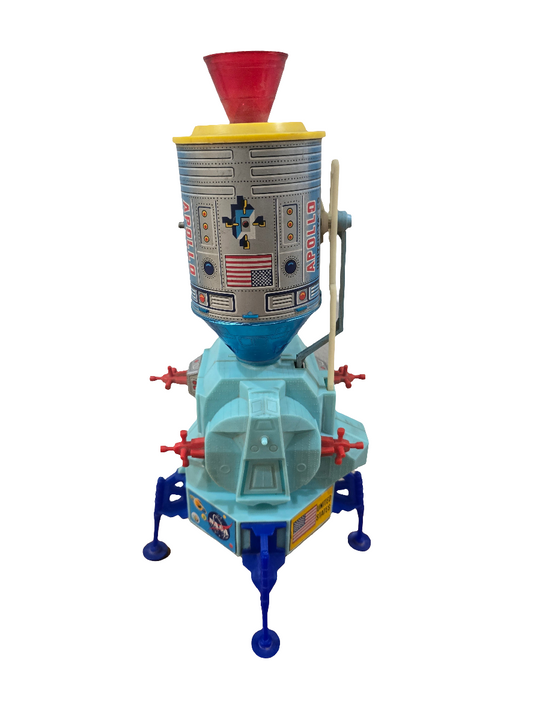 Module spatial Apollo vintage – Jouet en plastique années 70