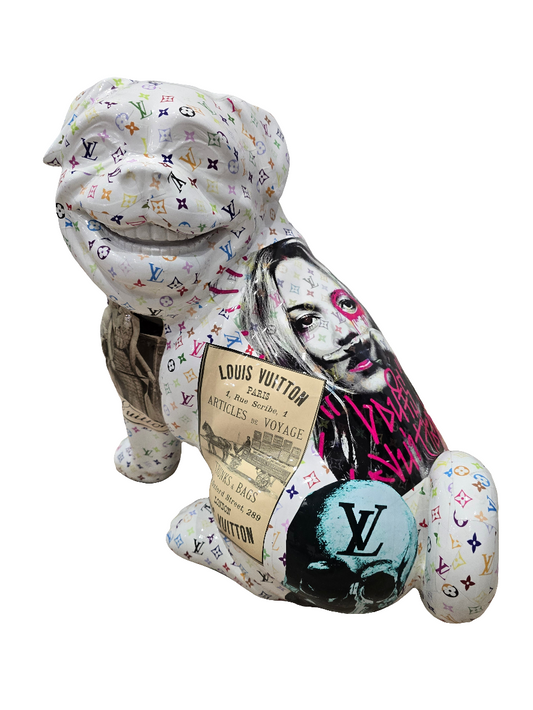 Sculpture Dog “Louis Vuitton x Pop Art” – Édition limitée 26/26 – 40 cm