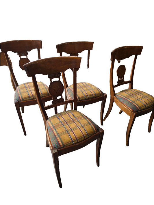 4 Chaises Roche Bobois style directoire