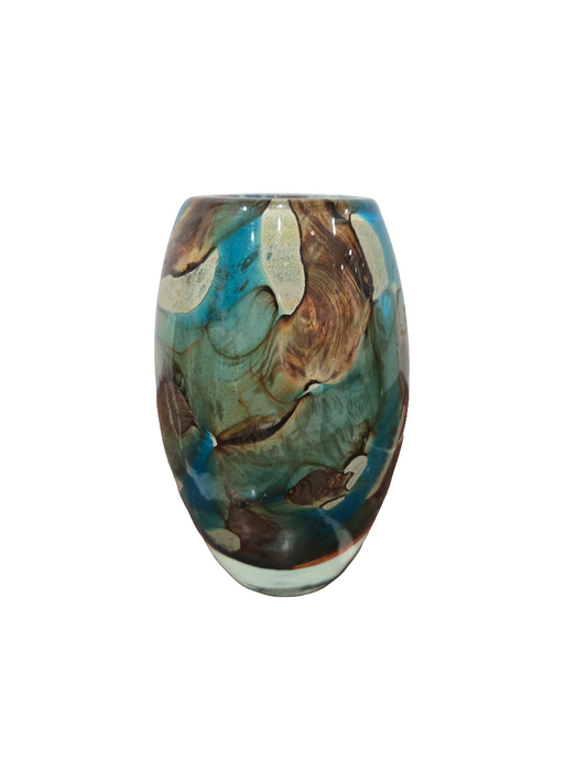 Vase M DINA verre soufflé Polychrome